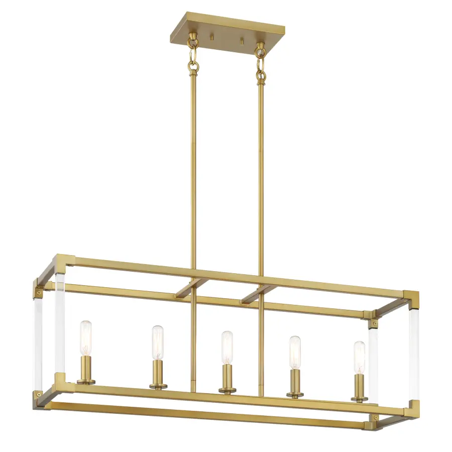 Oro District 5-Light Island Chandelier - Image 1