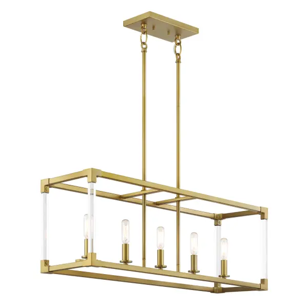 Oro District 5-Light Island Chandelier - Image 4