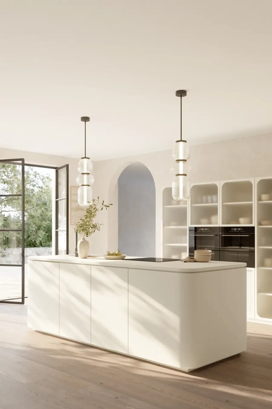 Cordel 9.5" LED Mini Pendant in Legacy Brass - Image 3