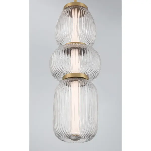Cordel 9.5" LED Mini Pendant in Legacy Brass - Image 6