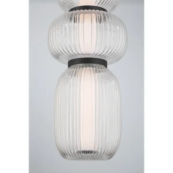 Cordel 6.5" LED Mini Pendant in Dark Matte Black - Image 5