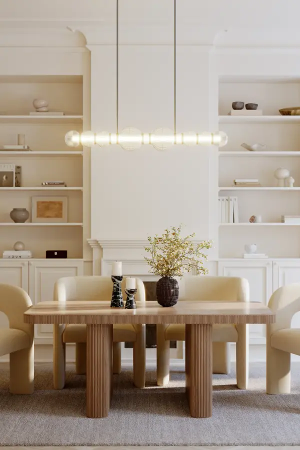 Cordel 50.25" LED Linear Chandelier in Legacy Brass - Image 4
