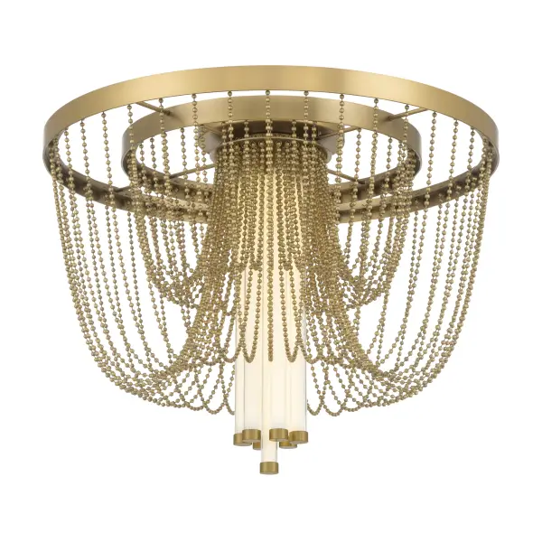 Jezelle 24" LED Flush Mount in Legacy Brass - Image 7