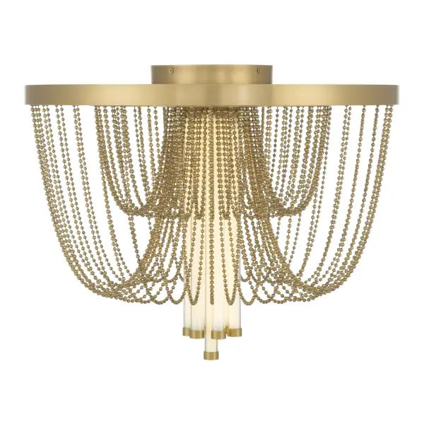 Jezelle 24" LED Flush Mount in Legacy Brass - Image 8