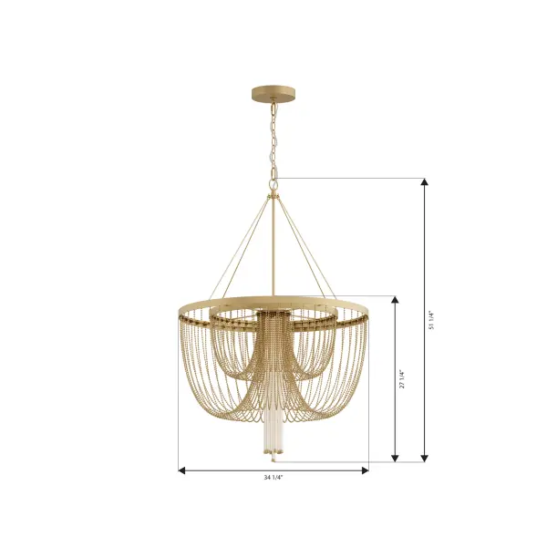 LED Pendant - Legacy Brass - alternate view