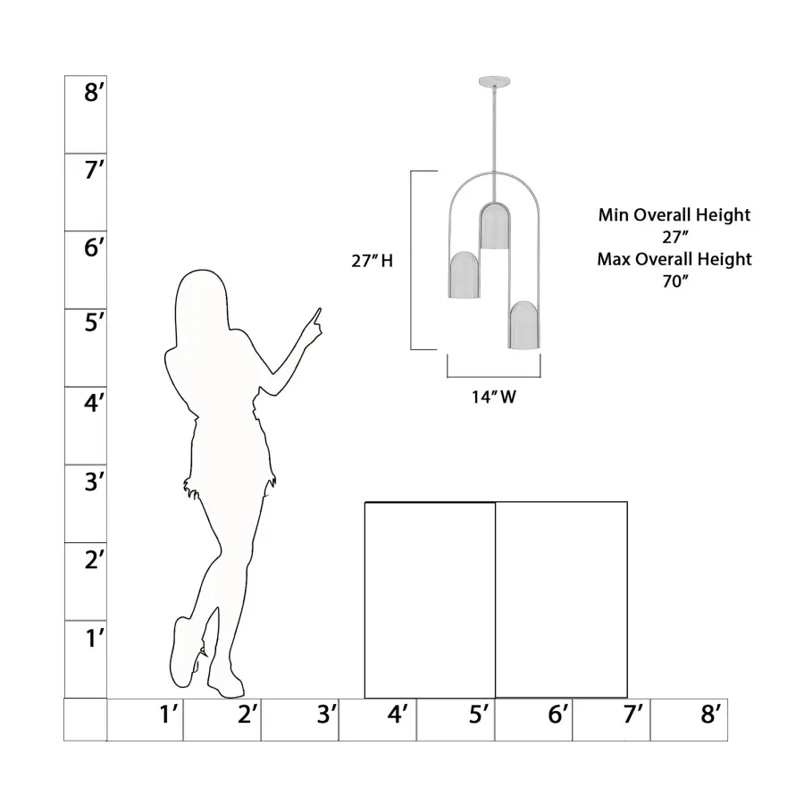 Sleek Linear Pendant with Warm Brass Finish and Modern Industrial Appeal - Image 2
