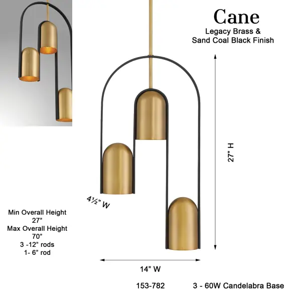 Sleek Linear Pendant with Warm Brass Finish and Modern Industrial Appeal - Image 3