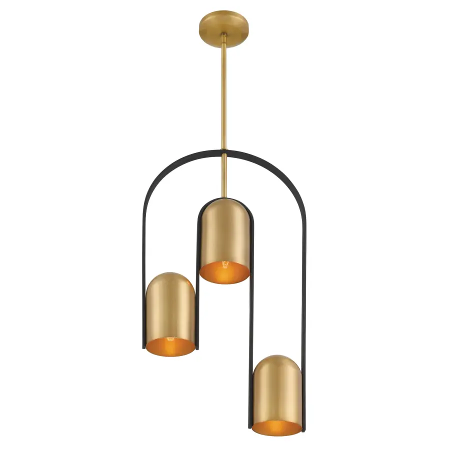 Sleek Linear Pendant with Warm Brass Finish and Modern Industrial Appeal - Image 7