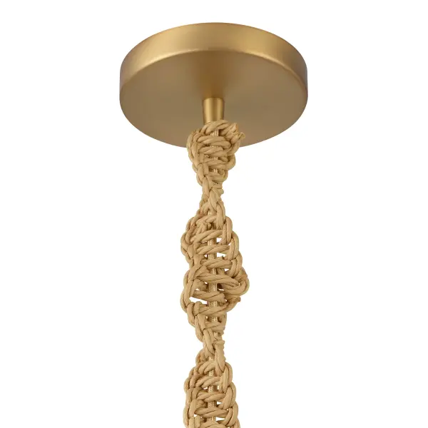 Elyric 12.75" 1-Light Pendant in Legacy Brass - Image 3