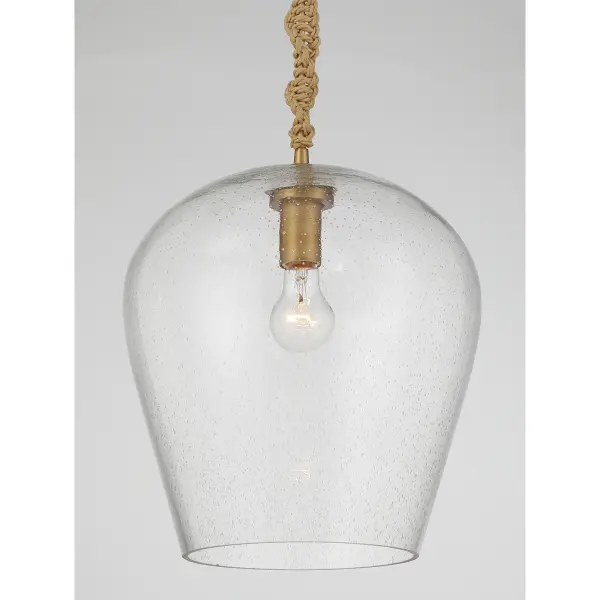 Elyric 12.75" 1-Light Pendant in Legacy Brass - Image 6