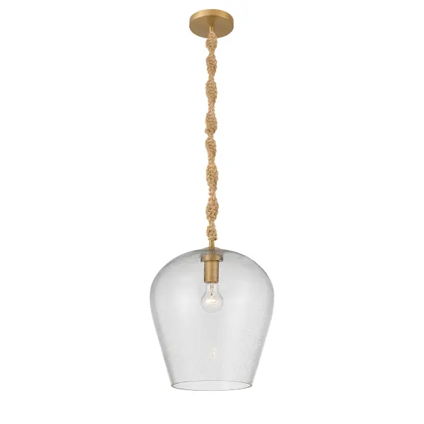 Elyric 12.75" 1-Light Pendant in Legacy Brass - Image 8