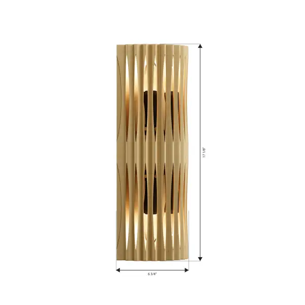4-Light Wall Sconce - Sand Coal Black and Legacy Brass - alternate view