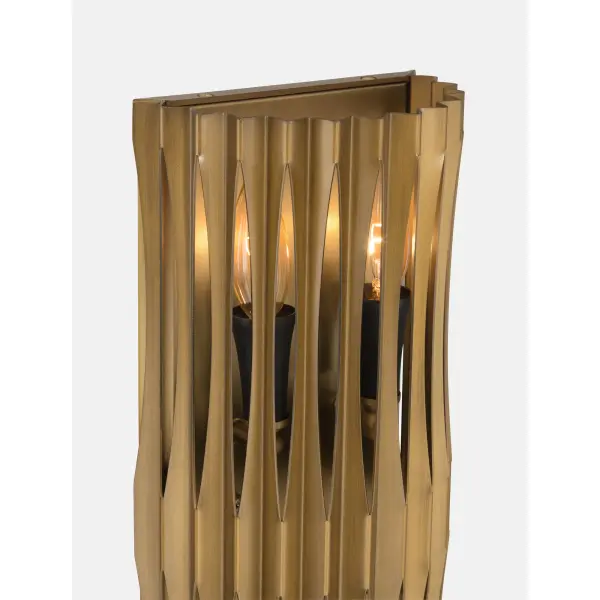 Aven 4-Light Wall Sconce in Sand Coal Black and Legacy Brass - Image 4