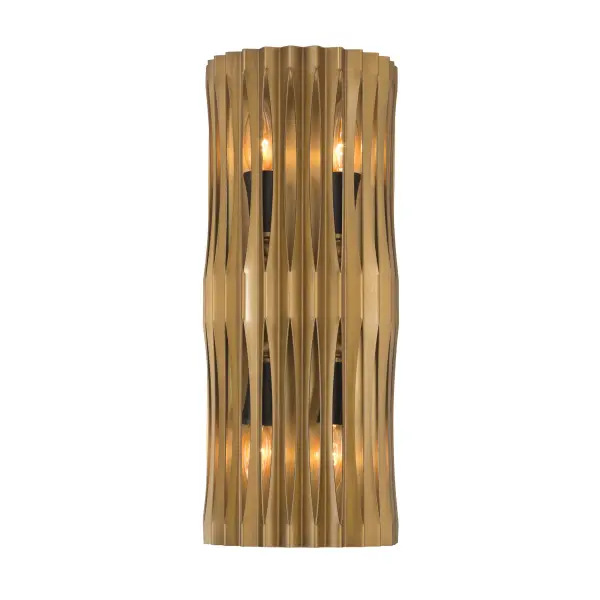 Aven 4-Light Wall Sconce in Sand Coal Black and Legacy Brass - Image 8