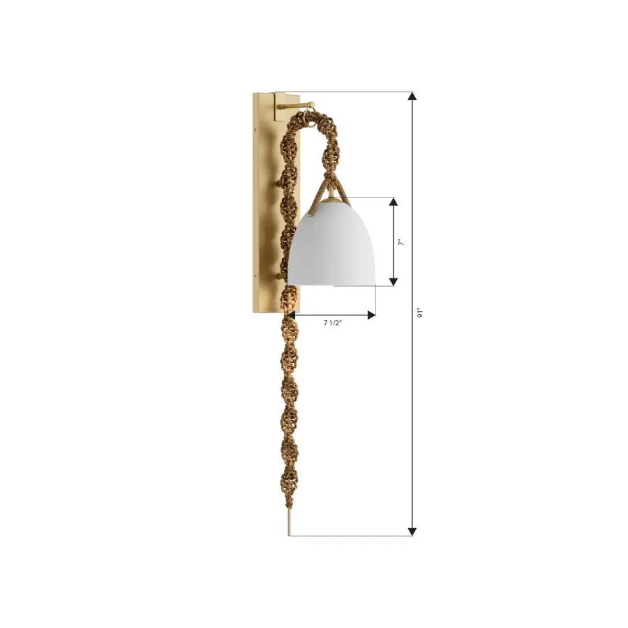 Cordón 19" High 1-Light Wall Sconce - Image 3