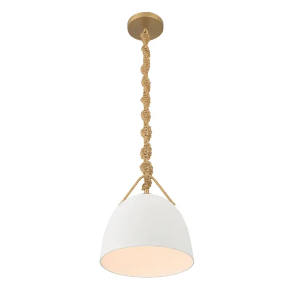 Cordón 10" Mini Pendant in Legacy Brass - Image 8