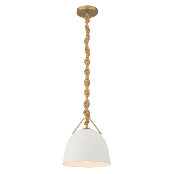 Cordón 10" Mini Pendant in Legacy Brass - Image 9