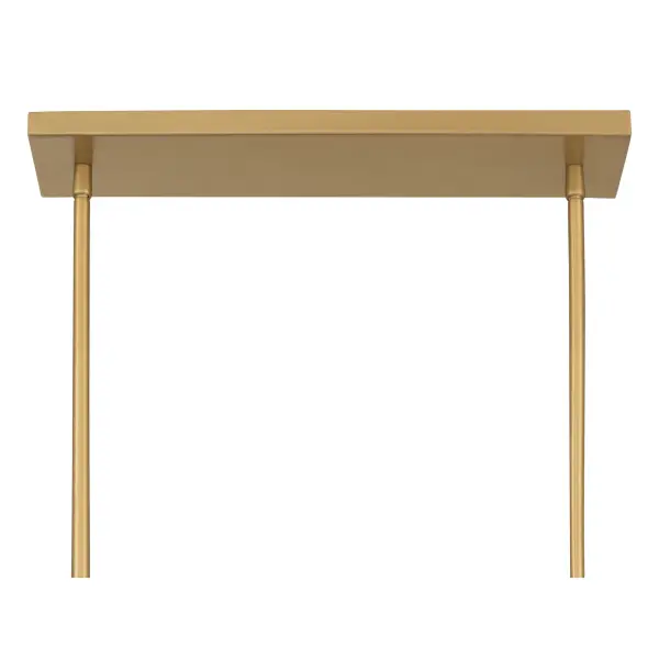 Cordón 63.25" 3-Light Linear Chandelier in Legacy Brass - Image 5