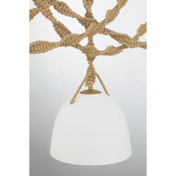 Cordón 63.25" 3-Light Linear Chandelier in Legacy Brass - Image 7
