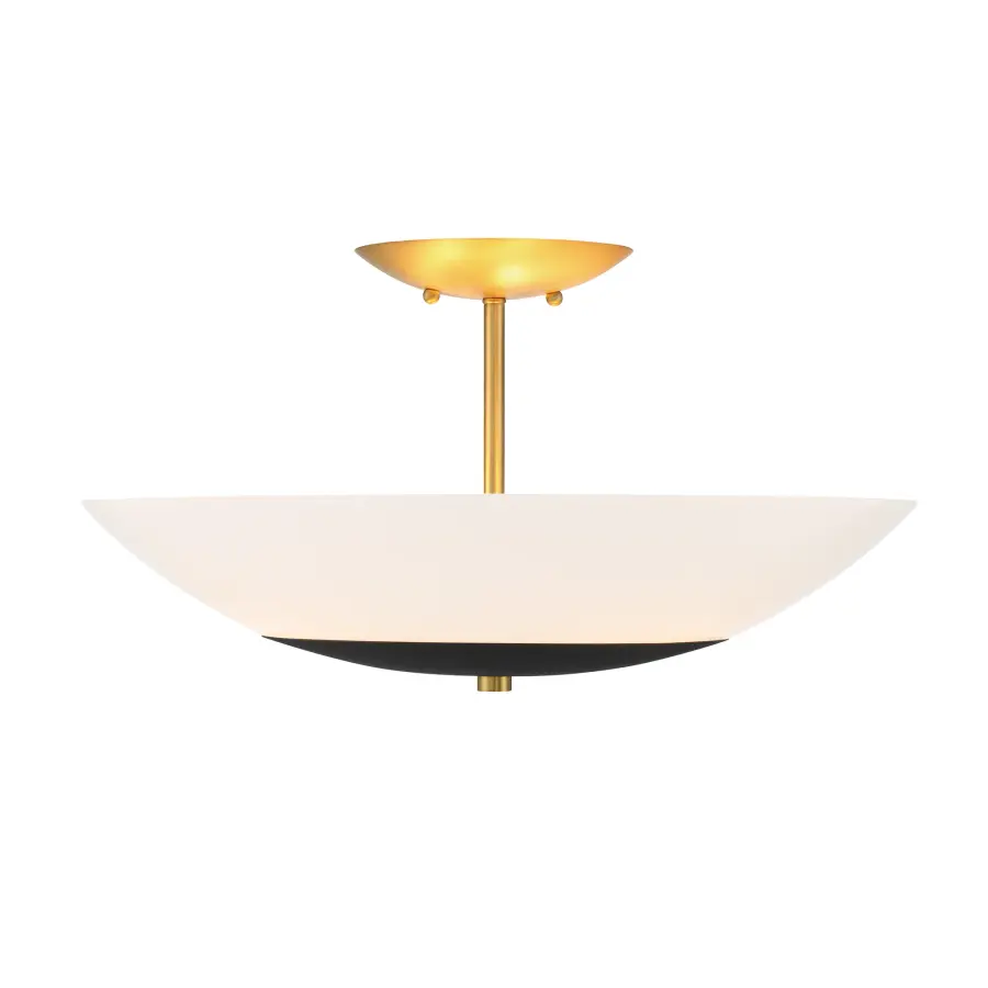 Bax 3-Light Semi-Flush Mount Ceiling Light - Image 1