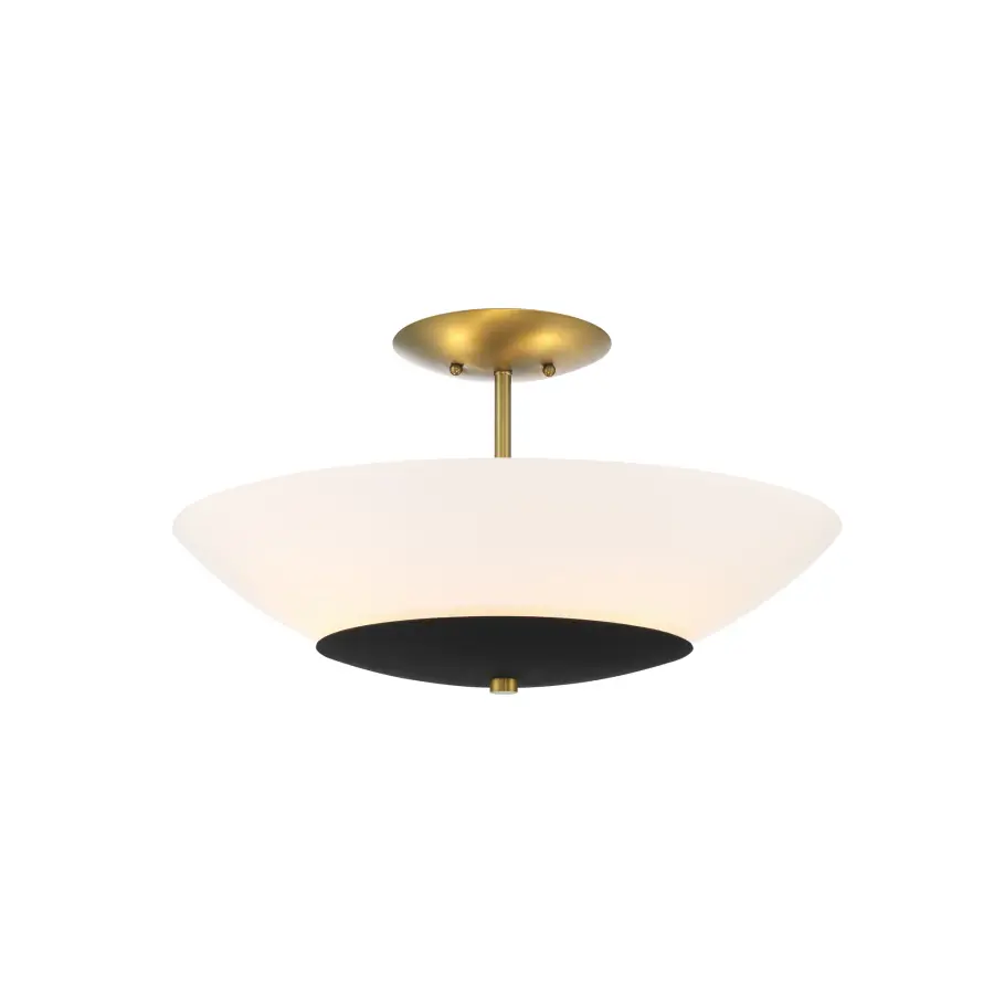 Bax 3-Light Semi-Flush Mount Ceiling Light - Image 3