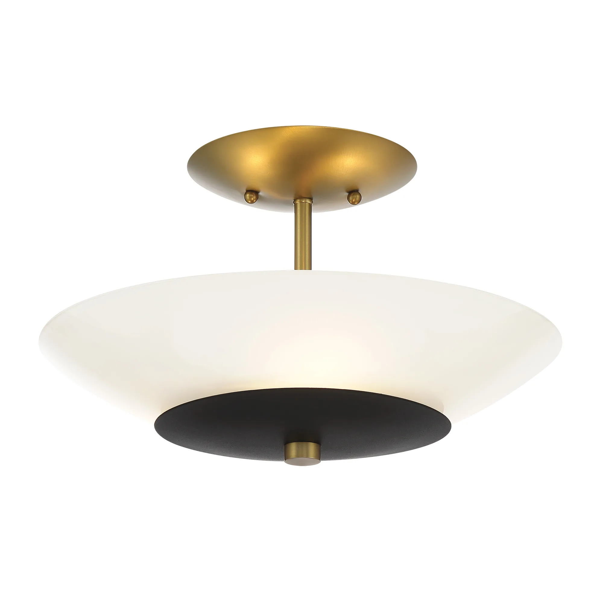 Bax 14" Semi Flush Mount - 3 Light