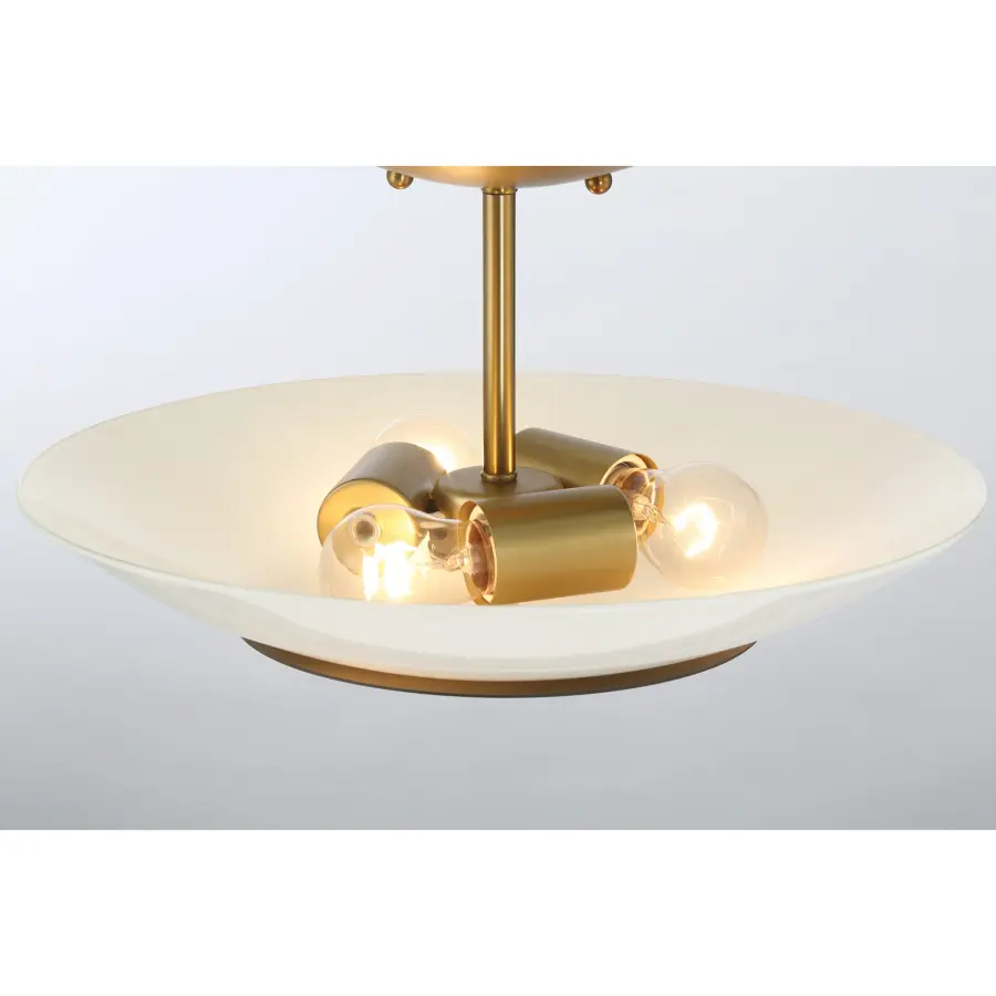 Bax 14" Semi Flush Mount - 3 Light - Image 3