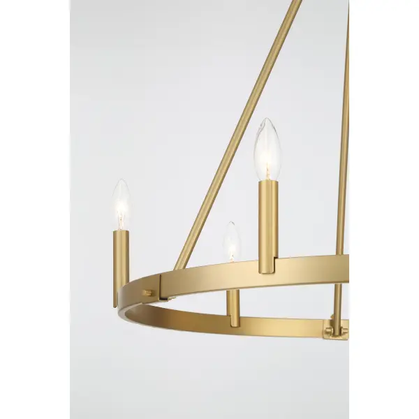 Dutton 6-Light Chandelier in Signature Brass - Image 2