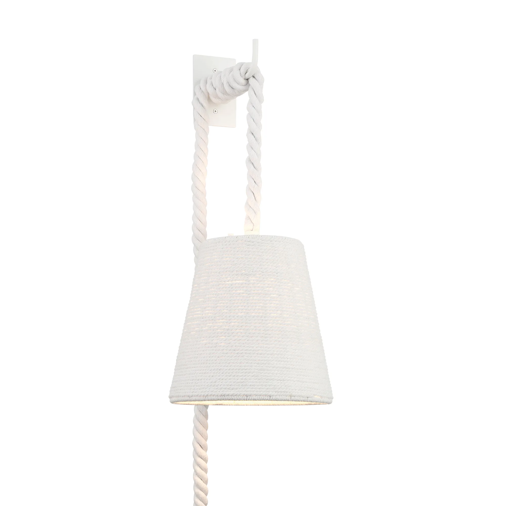 Lodelle 1 Light Wall Sconce in Matte White
