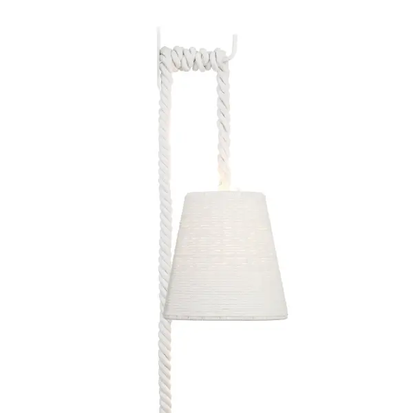 Lodelle 1 Light Wall Sconce in Matte White - Image 4