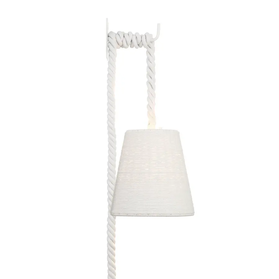 Lodelle 1 Light Wall Sconce in Matte White - Image 4