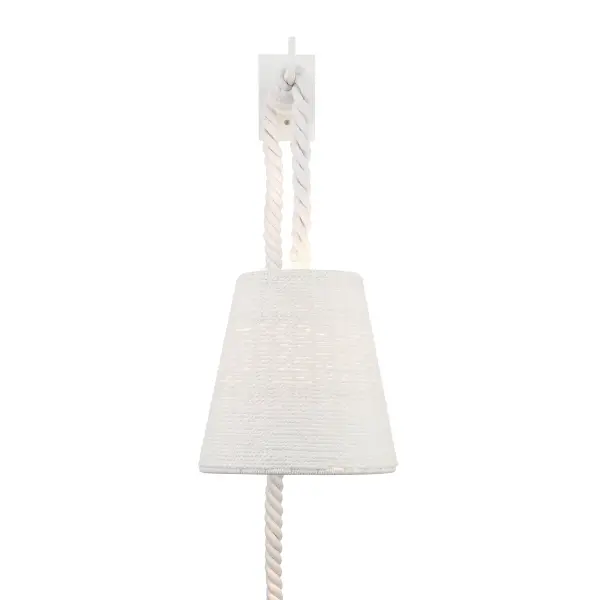 Lodelle 1 Light Wall Sconce in Matte White - Image 5