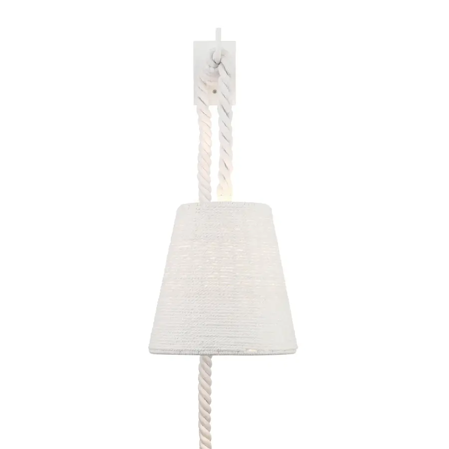Lodelle 1 Light Wall Sconce in Matte White - Image 5