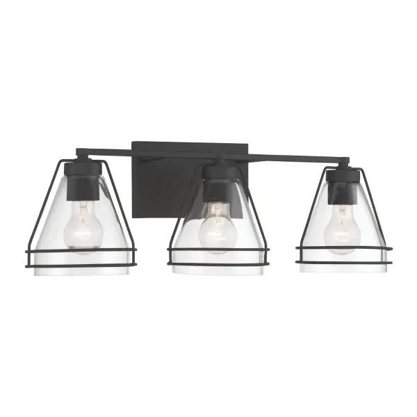 In Dark Matte Black by Minka-Lavery from the Lorenth collection