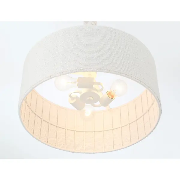 Lodelle 3-Light Pendant in Sand White - Image 2