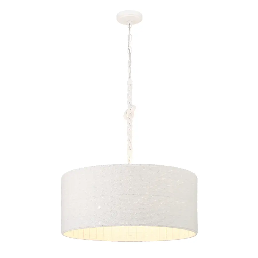 Lodelle 4-Light Pendant in Matte White - Image 1