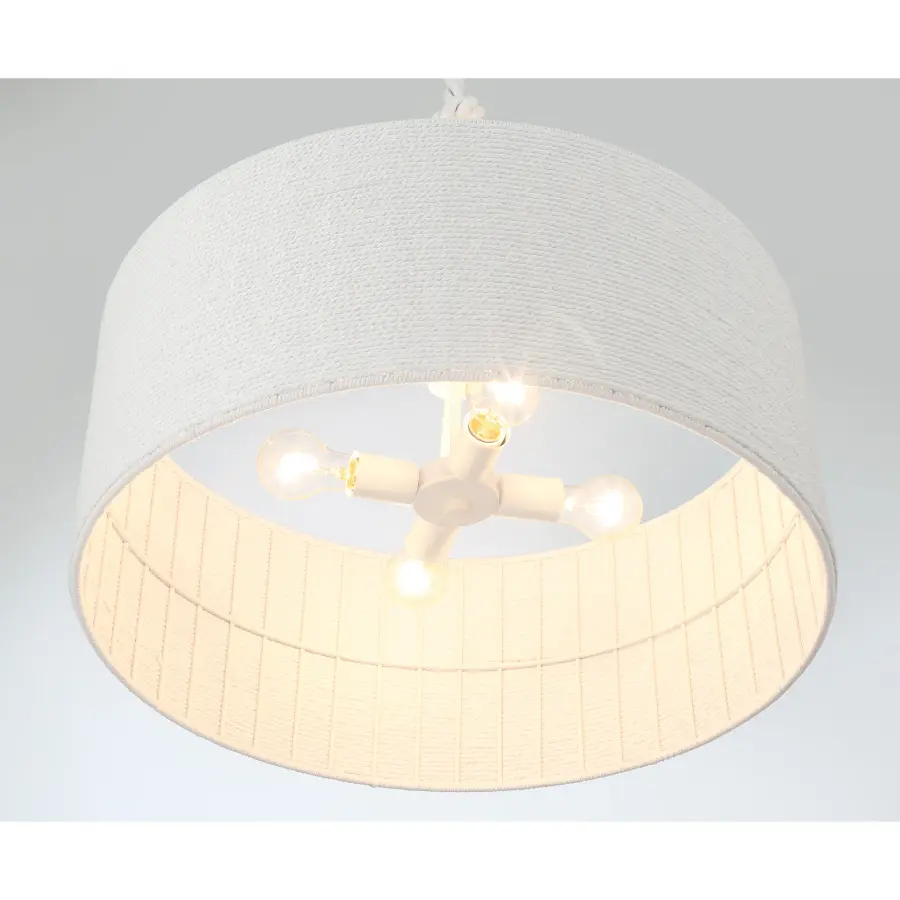 Lodelle 4-Light Pendant in Matte White - Image 3