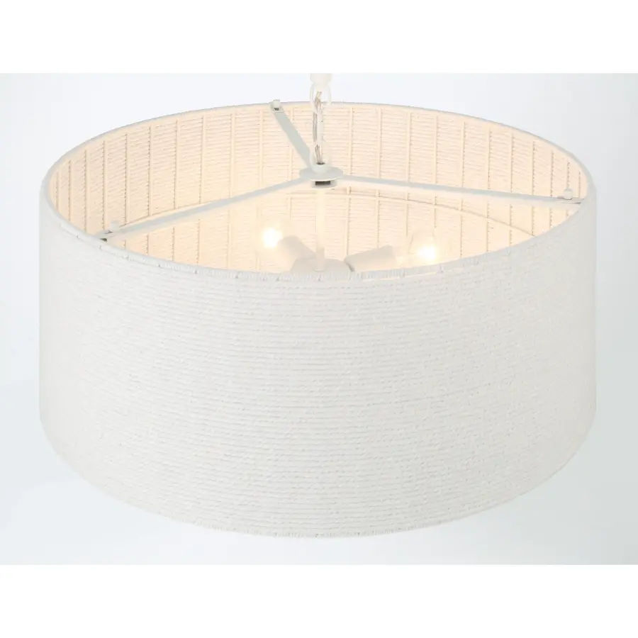 Lodelle 4-Light Pendant in Matte White - Image 5