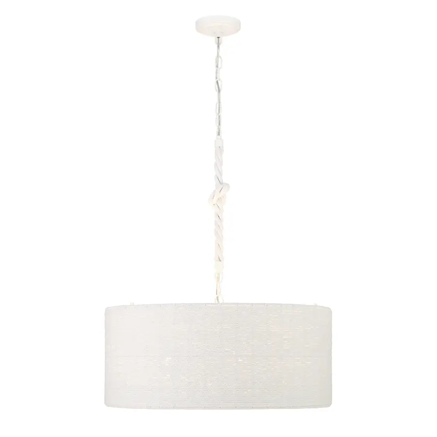 Lodelle 4-Light Pendant in Matte White - Image 6