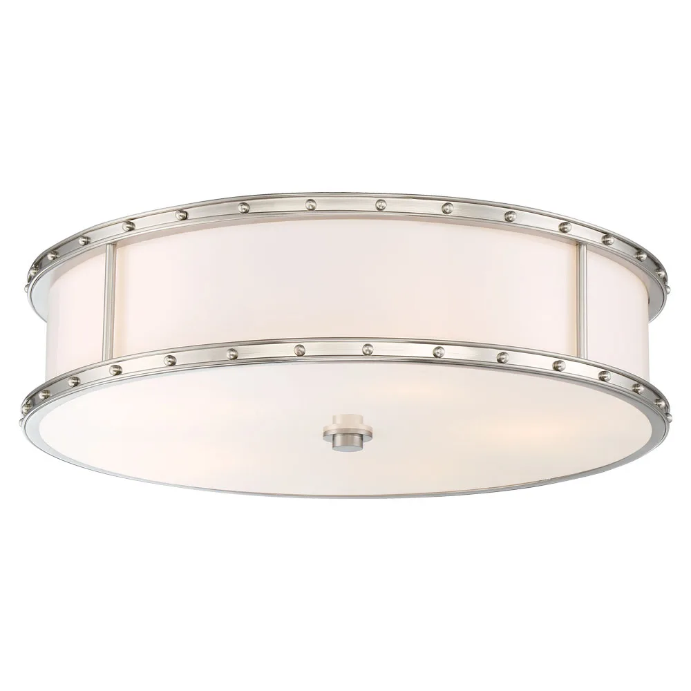 20" LED Decorative Flush Mount in Brushed Nickel