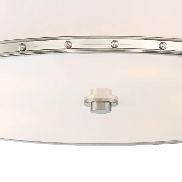 20" LED Decorative Flush Mount in Brushed Nickel - Image 2