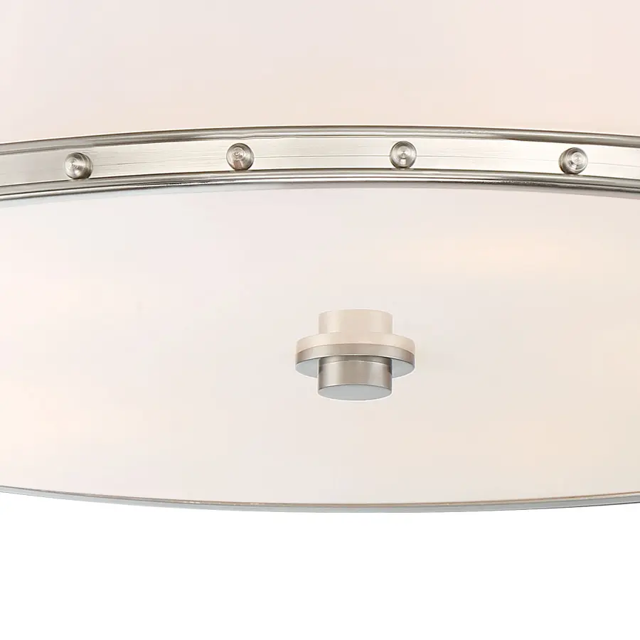 20" LED Decorative Flush Mount in Brushed Nickel - Image 2