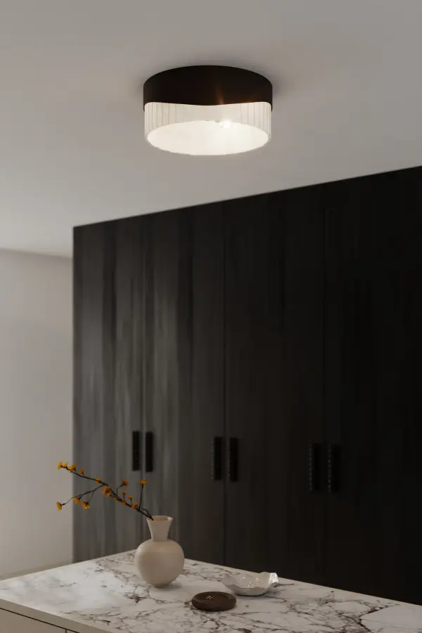 Sway 16" 3-Light Flush Mount in Dark Bronze - Image 4