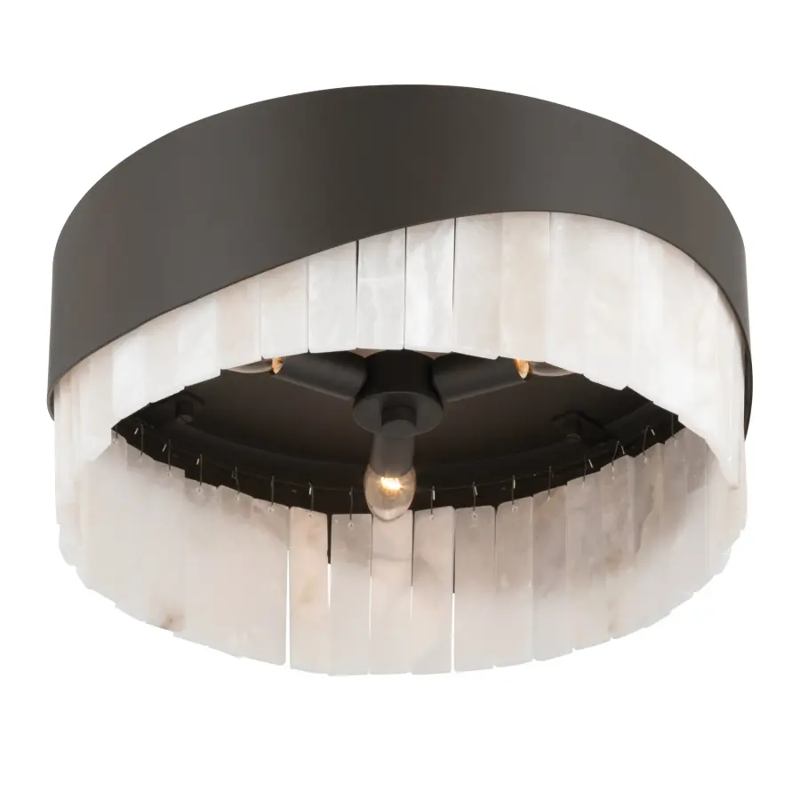 Sway 16" 3-Light Flush Mount in Dark Bronze - Image 7