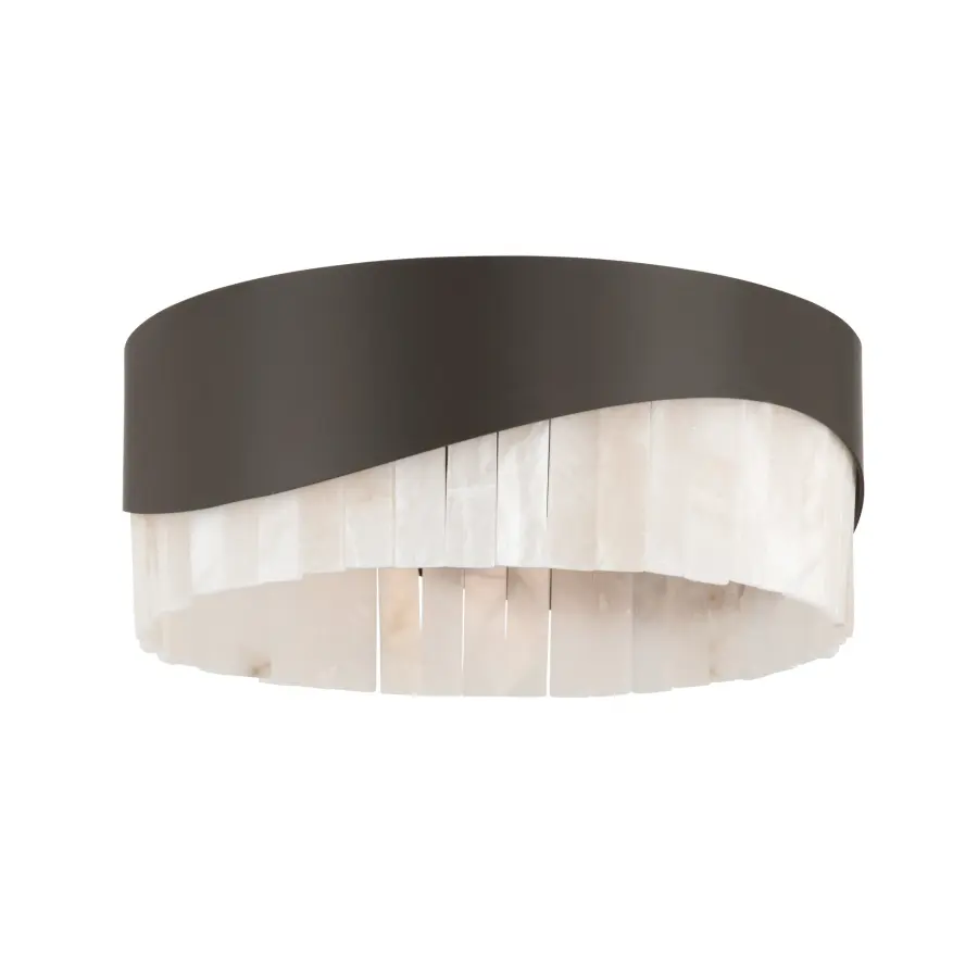 Sway 16" 3-Light Flush Mount in Dark Bronze - Image 8