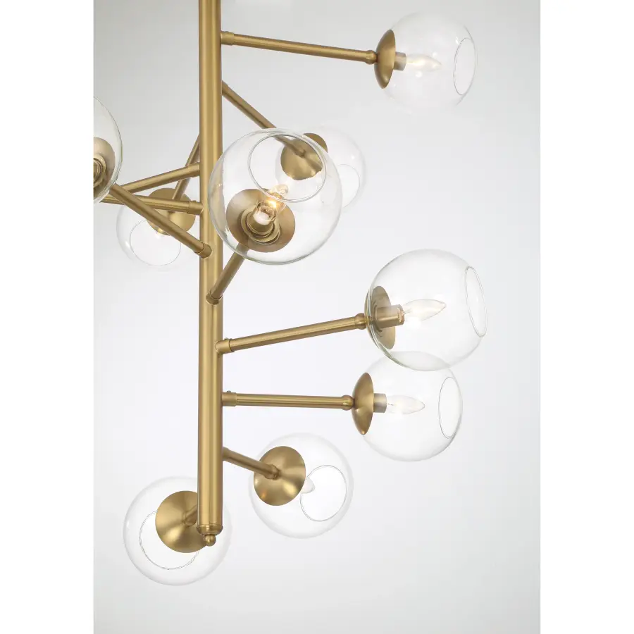 Millikan 15-Light Pendant in Signature Brass - Image 2