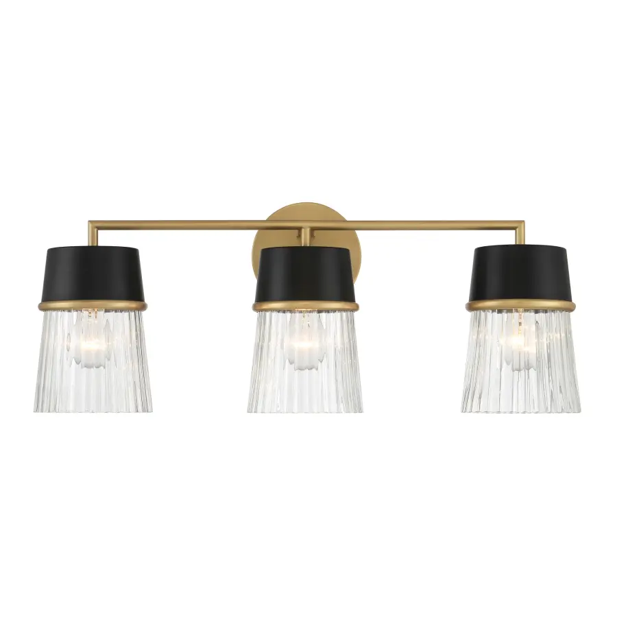 Stamford 24" 3-Light Vanity in Legacy Brass - Image 1