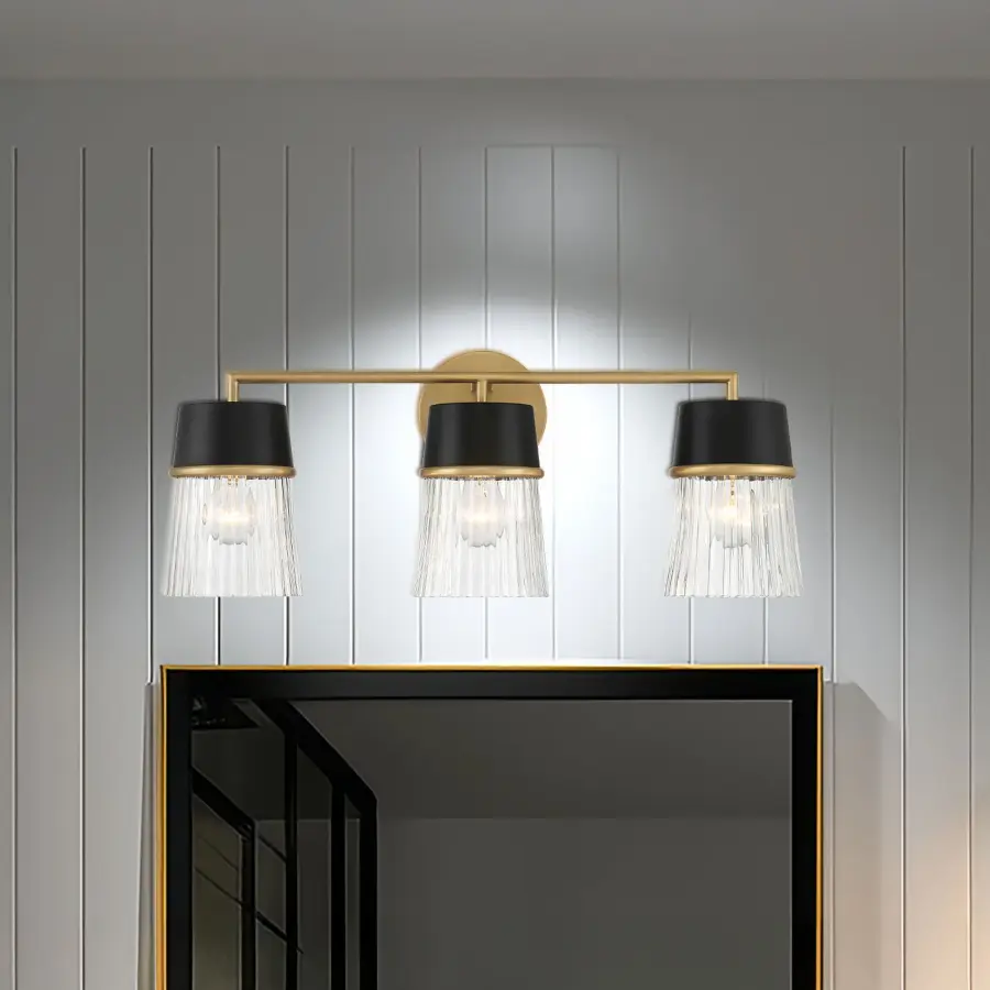 Stamford 24" 3-Light Vanity in Legacy Brass - Image 3