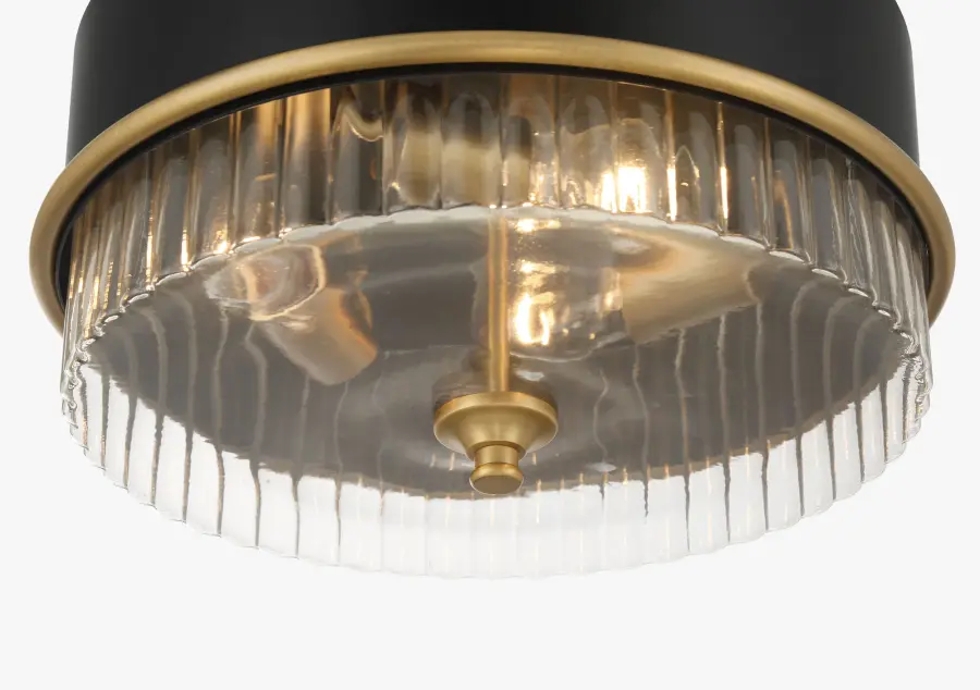 Stamford 15" 3-Light Flush Mount in Legacy Brass - Image 7