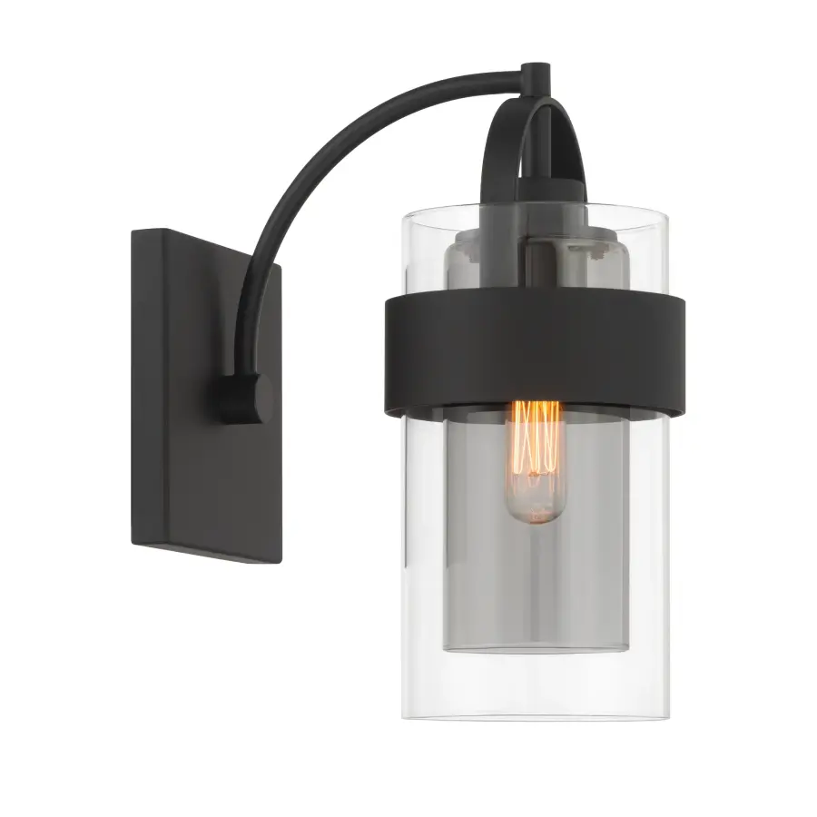 Ravik 10.5" 1-Light Bath Sconce in Dark Matte Black - Image 5